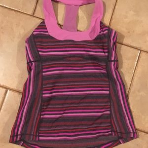 LULULEMON ATHLETICA SCOOP NECK TANK - SIZE 10/L